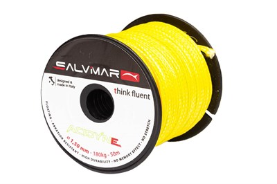 Линь Salvimar ACTIVE DYNEEMA желтый  ? 1,5 мм 190 кг. 50 м. 00000026765 - фото 26642