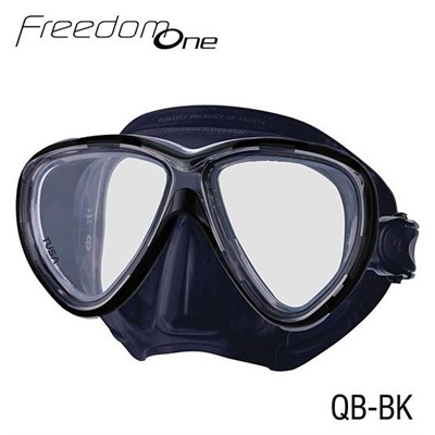 МАСКА TUSA М-211 FREEDOM ONE (черный силикон) M-211QB BK - фото 29400